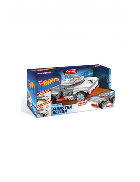 Hot Wheels Monster  pojazd silnikowy - srebrny wiek 3+