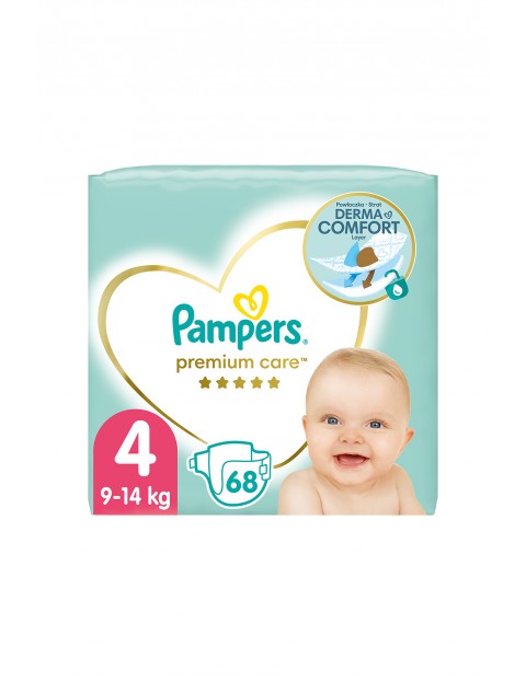 Pampers Premium Care, rozmiar 4, 68 pieluszek 9-14kg