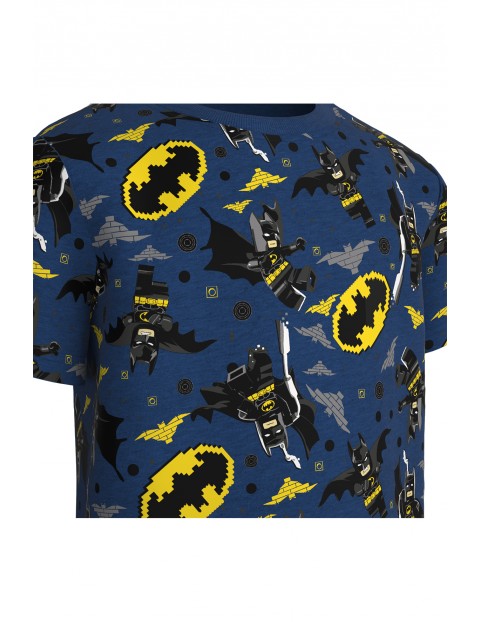 T-shirt bawełniany chłopięcy LEGO®Batman - granatowa