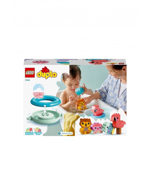 LEGO® DUPLO Moja pierwsza zabawa w kąpieli: pływająca wyspa ze zwierzątkami (10966)