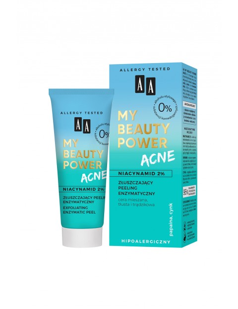 AA My Beauty Power Acne złuszczający peeling enzymatyczny 40 ml