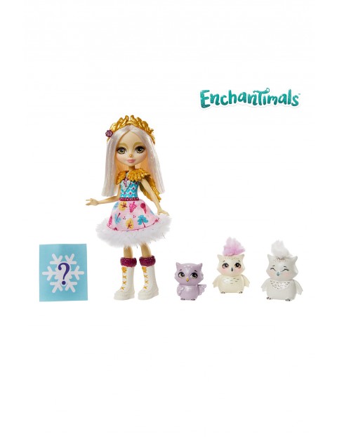 Enchantimals Rodzina Odele Owl Lalka + sówki wiek 4+