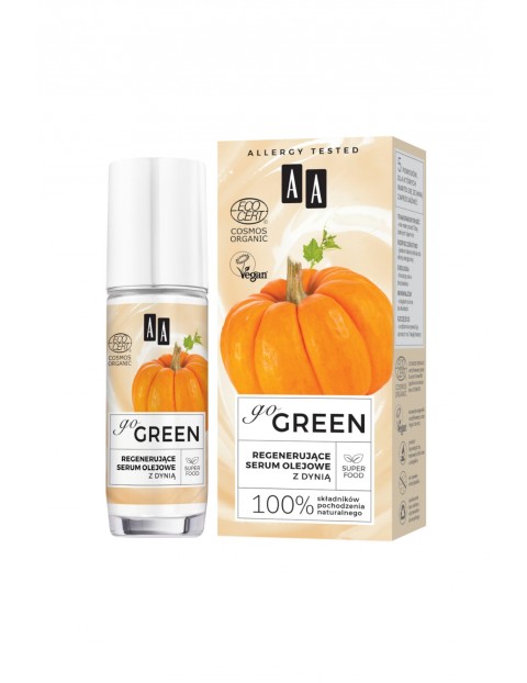 AA Go Green regenerujące serum olejowe z dynią ORGANIC 30 ml