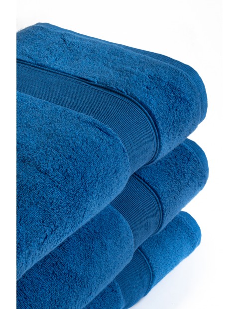 Bawełniany ręcznik ROCCO 70x140 cm - niebieski 