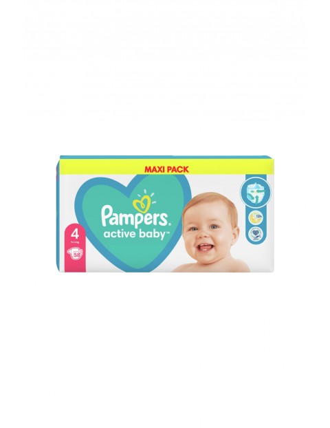 Pampers Active Baby, rozmiar 4, 58szt, 9-14kg