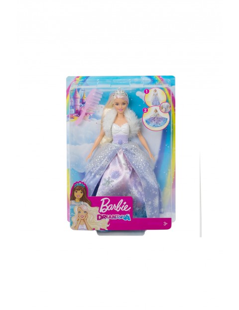 Barbie Księżniczka Lodowa magia wiek 3+