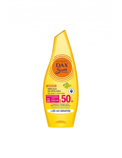 Dax Sun, emulsja do opalania dla dzieci i niemowląt SPF 50+, 175 ml 