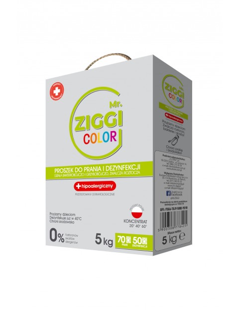 Proszek do prania Mr. ZIGGI Color -  karton 5 kg