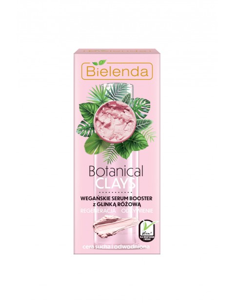 BOTANICAL CLAYS Wegański krem z glinką różową dzień/ noc Bielenda 50ml