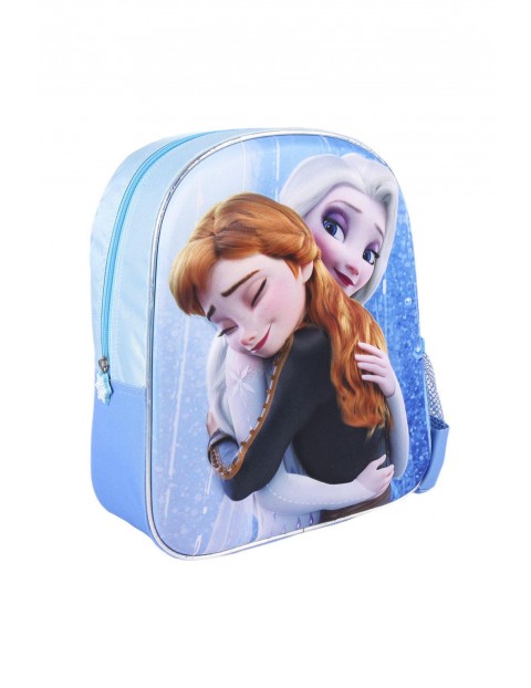 Plecak dla dziewczynki 3D Frozen II - niebieski