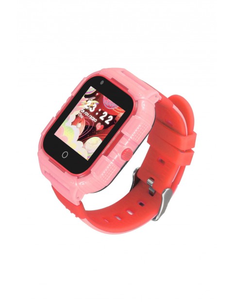 Smartwatch Garett Kids Protect 4G - różowy