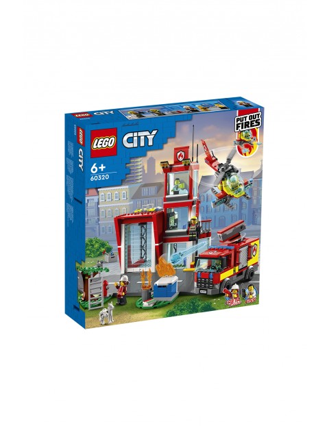 LEGO City 60320 Remiza strażacka wiek 6+