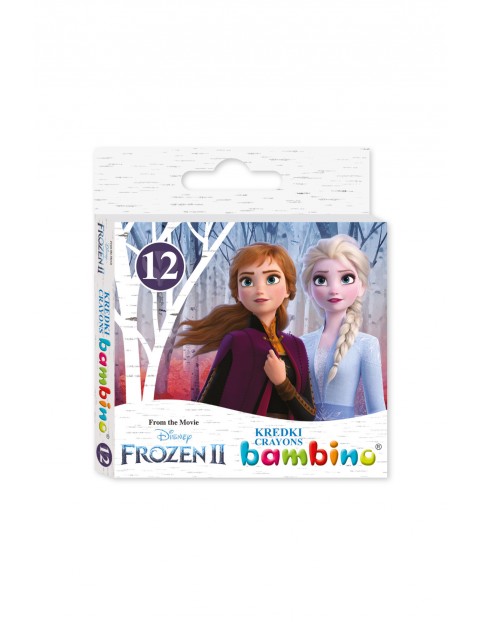 Kredki BAMBINO 12 kolorów w pudełku kartonowym FROZEN