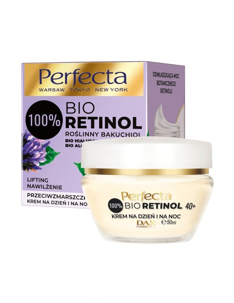 Perfecta Bio Retinol, krem do twarzy na dzień i na noc 40+, 50 ml