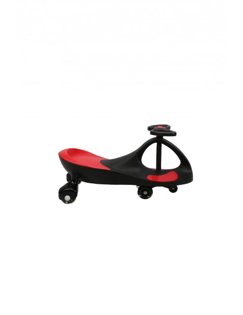 Jeździk Grawitacyjny Swing Car model 8097 Kauczukowe Koła LED czarny-czerwony