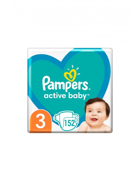 Pampers Active Baby, rozmiar 3, 156szt, 6-10kg