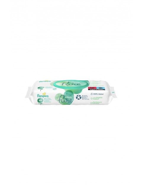 Pampers Aqua Pure Chusteczki nawilżane dla niemowląt 48szt.