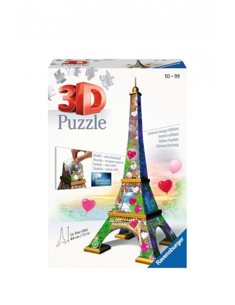 Puzzle 3D Wieza Eiffla Love Edition - 216 elementów 