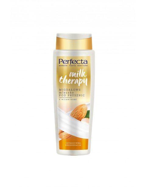 Perfecta Milk Therapy, migdałowe mleczko pod prysznic, 350 ml