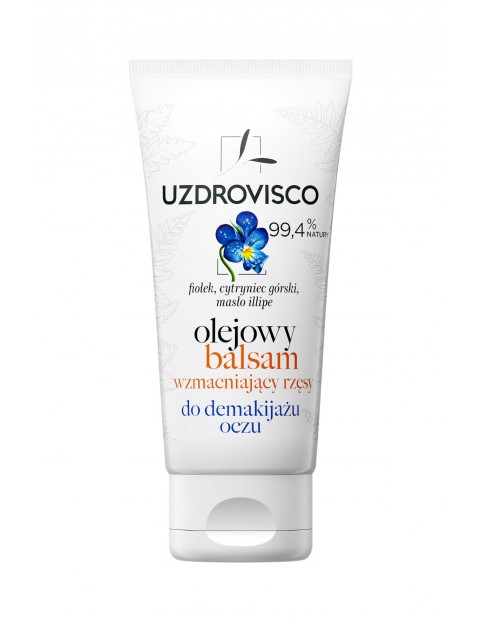 Uzdrovisco Fiołek Olejowy balsam wzmacniający rzęsy do demakijażu oczu 60ml