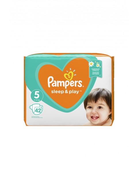 Pampers Sleep&Play, rozmiar 5, 42 pieluszki 11–16kg