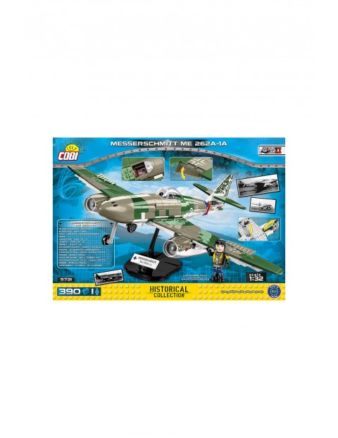 Klocki Cobi HC WWII /5721/ MESSERSCHMITT ME 262A 1A -390 elementów  wiek 9+