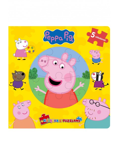Peppa Pig. Książka z puzzlami. 