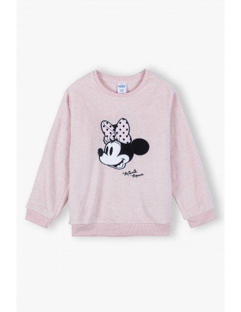 Bluza dziewczęca z Myszka Minnie - różowa rozm. 134/140