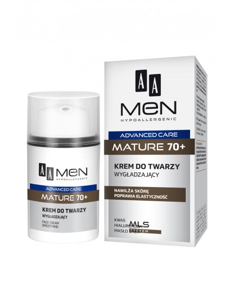 AA Men Advanced Care Mature 70+ Krem do twarzy wygładzający 50 ml