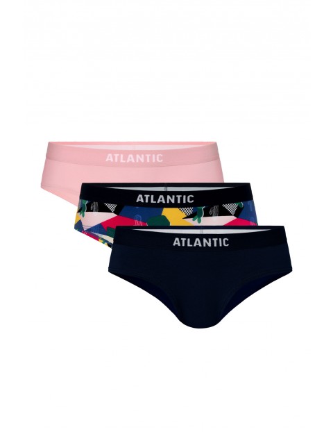 Figi damskie pół hipster Atlantic - 3szt