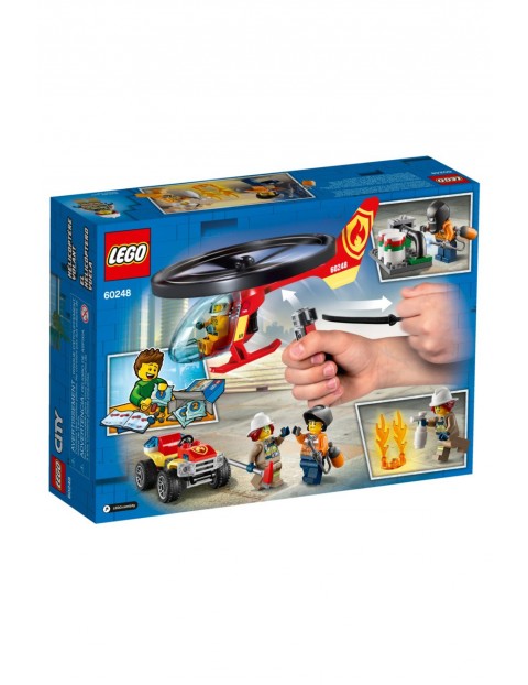 Lego City 60248  - Helikopter strażacki leci na ratunek - 93 elementy wiek 5+ 