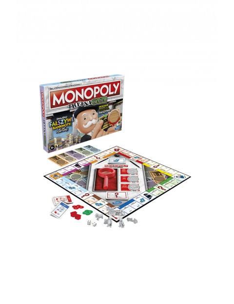 HASBRO Monopoly Trefna kasa Gra strategiczna 8+