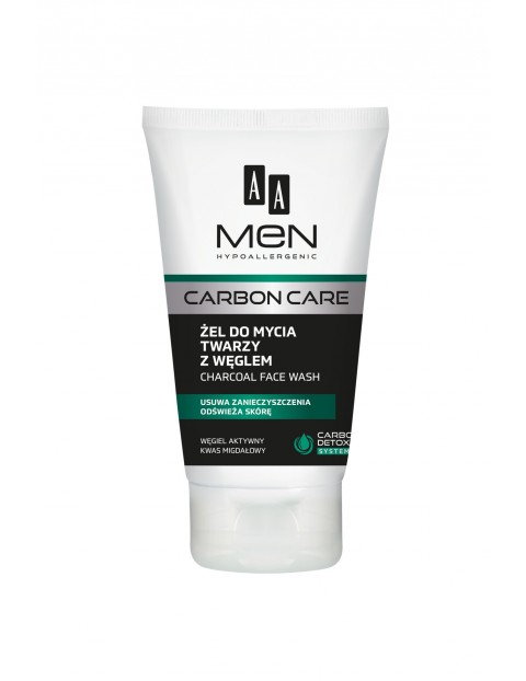 AA Men Carbon Care Żel do mycia twarzy z węglem 150 ml