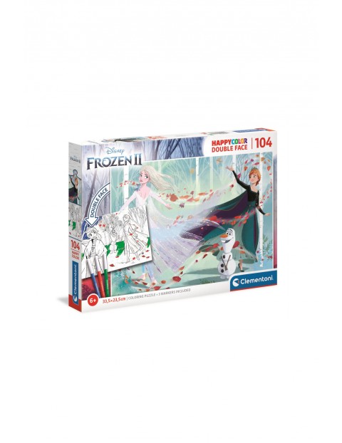 Puzzle happy color Frozen 2 - 104  elementów wiek 6+