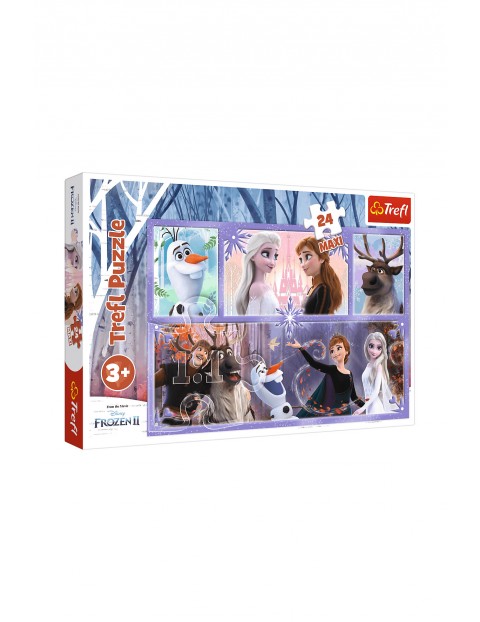 Puzzle 24 Maxi- Świat pełen magii Frozen 2 wiek 3+