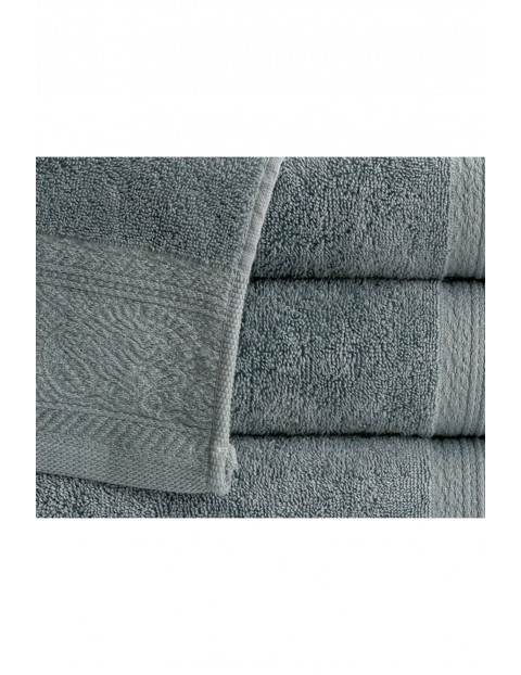 Bawełniany ręcznik MASSIMO 70x140  cm - szary 
