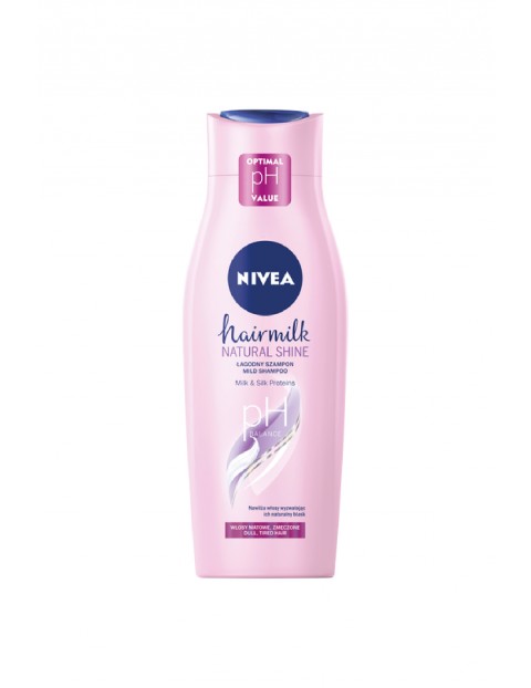 Nivea Hairmilk Natural Shine szampon do włosów wzmacniający 400 ml