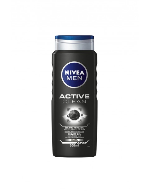 Nivea Men Active Clean Żel pod prysznic 500 ml