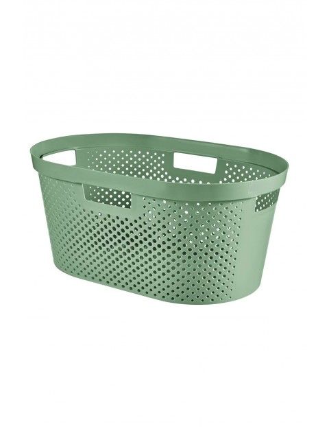 Kosz do magla recycled Curver 59x38x27 cm - zielony 