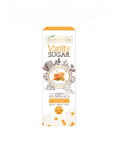 VANITY SUGAR Krem do depilacji z woskiem pszczelim 100ml