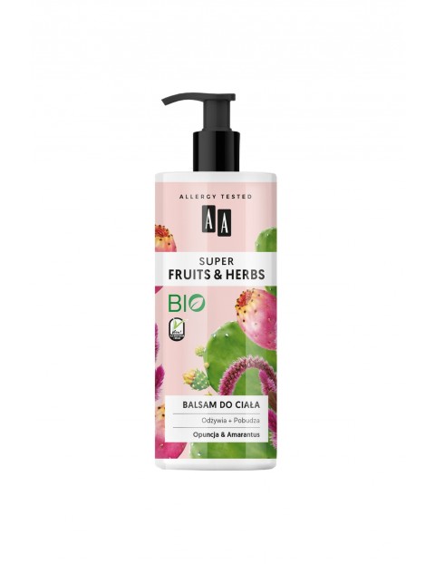 AA Super Fruits&Herbs balsam do ciała opuncja&amarantus 500 ml