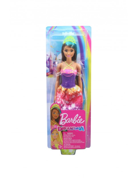 Barbie Dreamtopia Księżniczka Lalka podstawowa - brunetka 