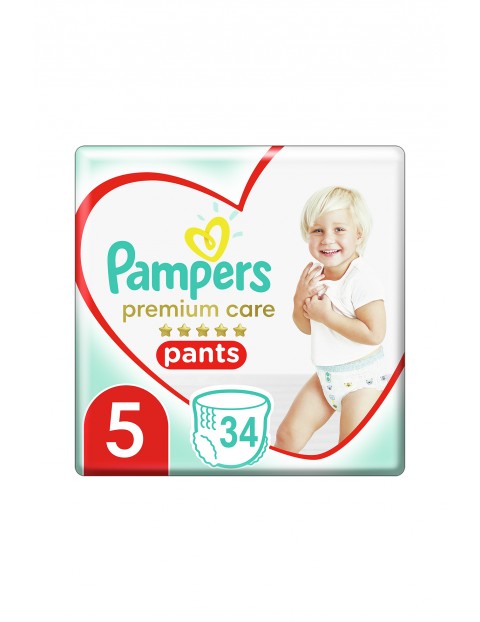 Pampers Premium Care Pieluchomajtki rozmiar 5, 34szt. 12-17kg