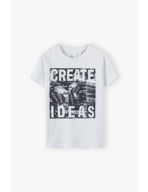 T-shirt chłopięcy z nadrukiem Create Ideas