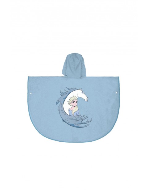 Poncho przeciwdeszczowe Frozen 2 - niebieskie