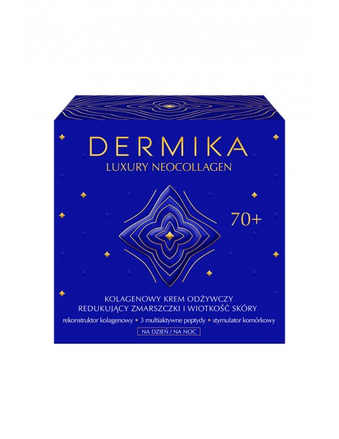 DERMIKA LUXURY NEOCOLLAGEN Kolagenowy krem odżywczy 70+ na dzień i na noc, 50ml