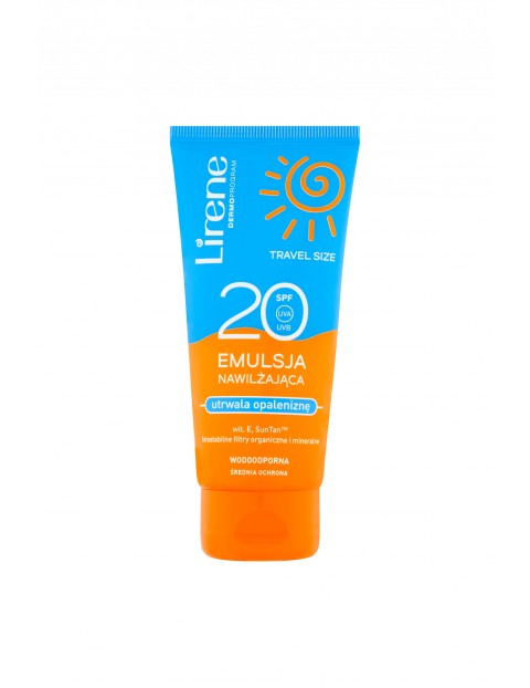 Lirene Emulsja nawilżająca utrwala opaleniznę SPF 20 90ml