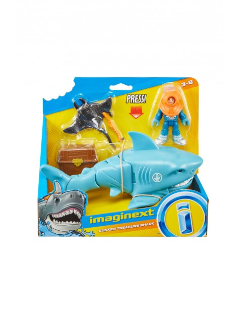 Imaginext Zestaw + Rekin Obrońca skarbu