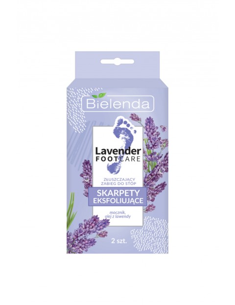 Bielenda LAVENDER FOOT CARE - skarpety eksfoliujące – złuszczający zabieg do stóp - 2 szt.