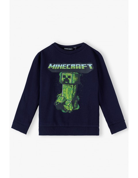 Bluza chłopięca granatowa Minecraft